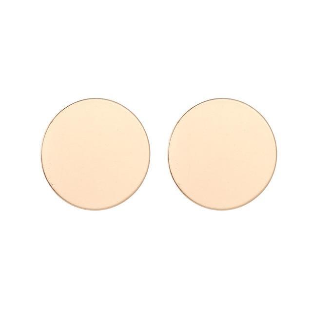 Luxury Modern Trend Fashion Statement Earrings 2020 Style Big Geometric Round Earrings For Women and Girls