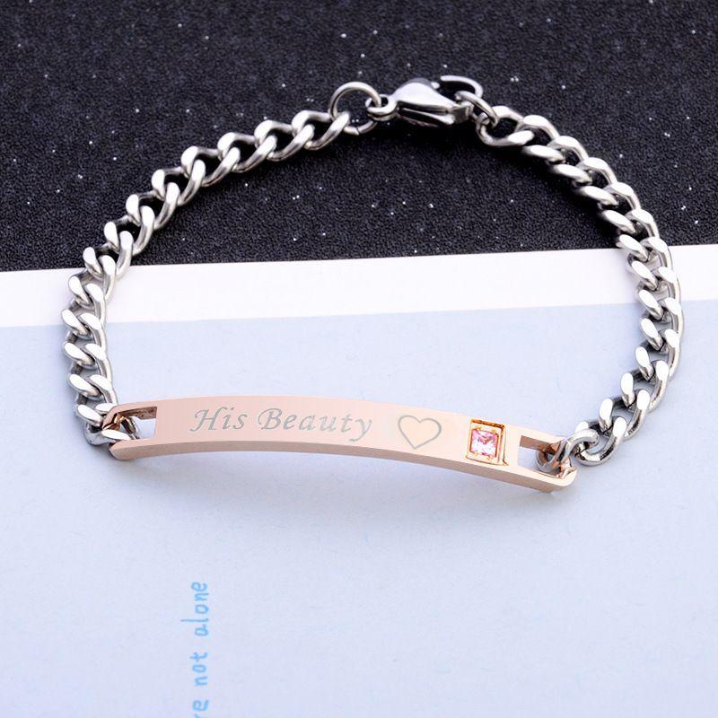 Women Silver Color Rose Gold Bracelet for Female Crystal Heart Charm Bracelet For Women Bridal Wedding Fine Luxury Jewelry Gift