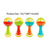 Baby Rattles toy Intelligence Grasping Gums Plastic Hand Bell Rattle Educational Mobiles Toys For Baby and Kids