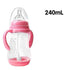 Baby Safe Plastic BPA Free Anti-colic Baby Milk Water Juice Bottle with Straw for Infant Feeding For Kids