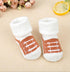 1 Pair Newborn Cotton Striped Warm Slippers Socks For Baby Girls And Boys Very Comfortable And Soft Material