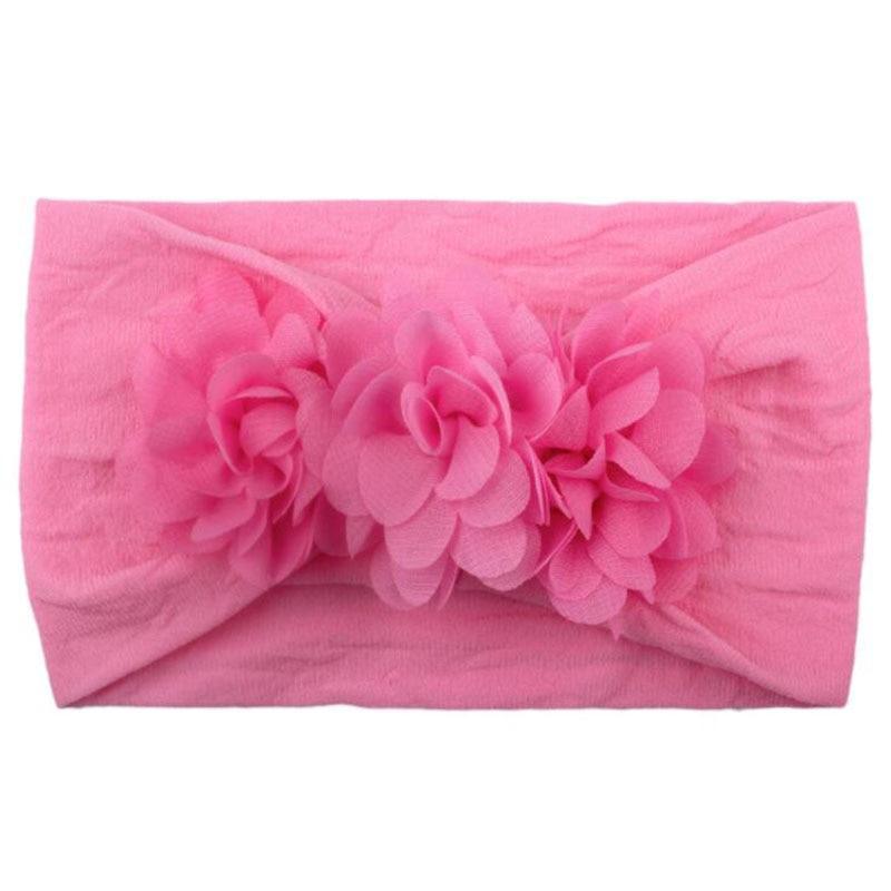 Modern Baby Headband Turban Flower Bow Newborn Baby Girl Headbands Elastic hairband For Girls Baby