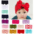 Baby Accessories Infant Baby Girl Cute Bow Headband Newborn Solid Headwear Headdress Nylon Elastic Hair Band Bow For Girls