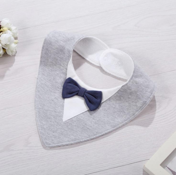 Infant Kids Bibs For Boy/Girls Newborn Feeding Waterproof Toddlers Soft Bow Burp Tie Scarf For Children