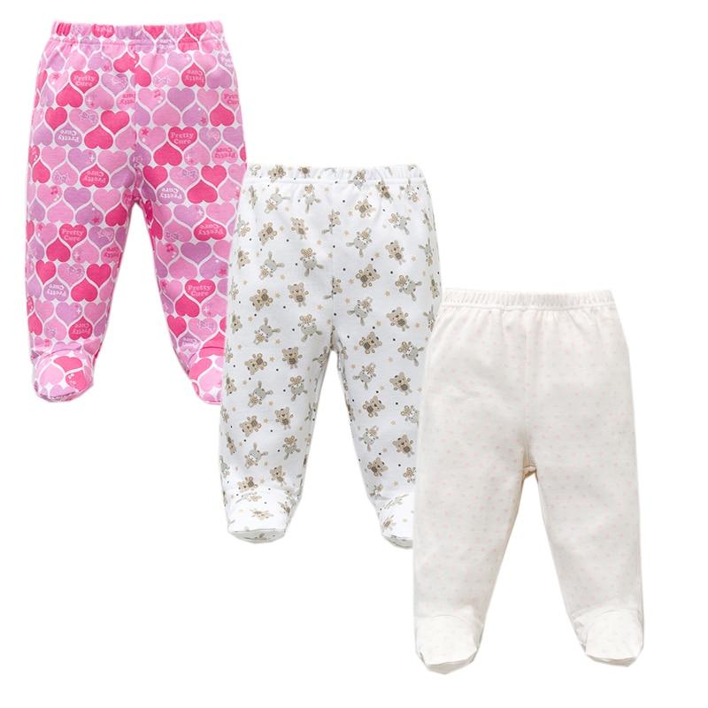 3PCS Baby Pants 100% Cotton Baby Girls and  Boys Clothes Unisex Casual Bottom PP Pants Newborn Baby Clothing For Children