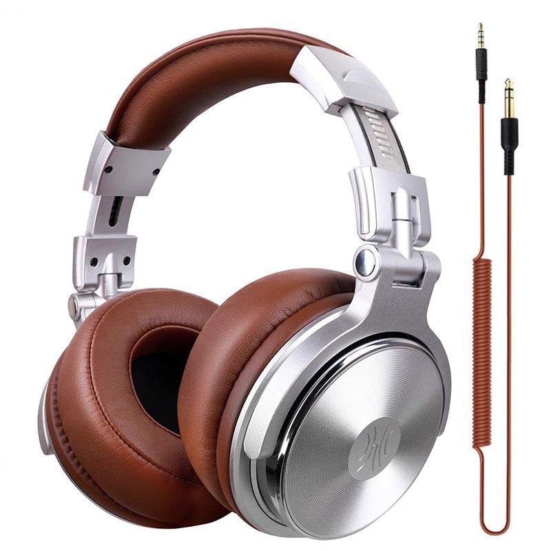 Professional Studio Headphones DJ Stereo Headphones Studio Monitor Gaming Headset 3.5mm 6.3mm Cable For smart phones and PCs