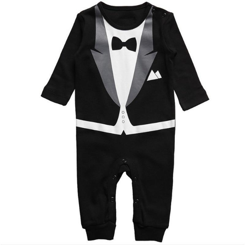 Baby Boy Rompers Newborn Kids Long-Sleeved Jumpsuit Boys CottonModern Boy Suits