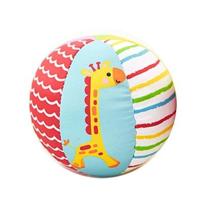 Animal Ball Soft Plush Baby Mobile Toys With Sound Baby Rattle Body Building Ball Newborn Educational Toys For Kids