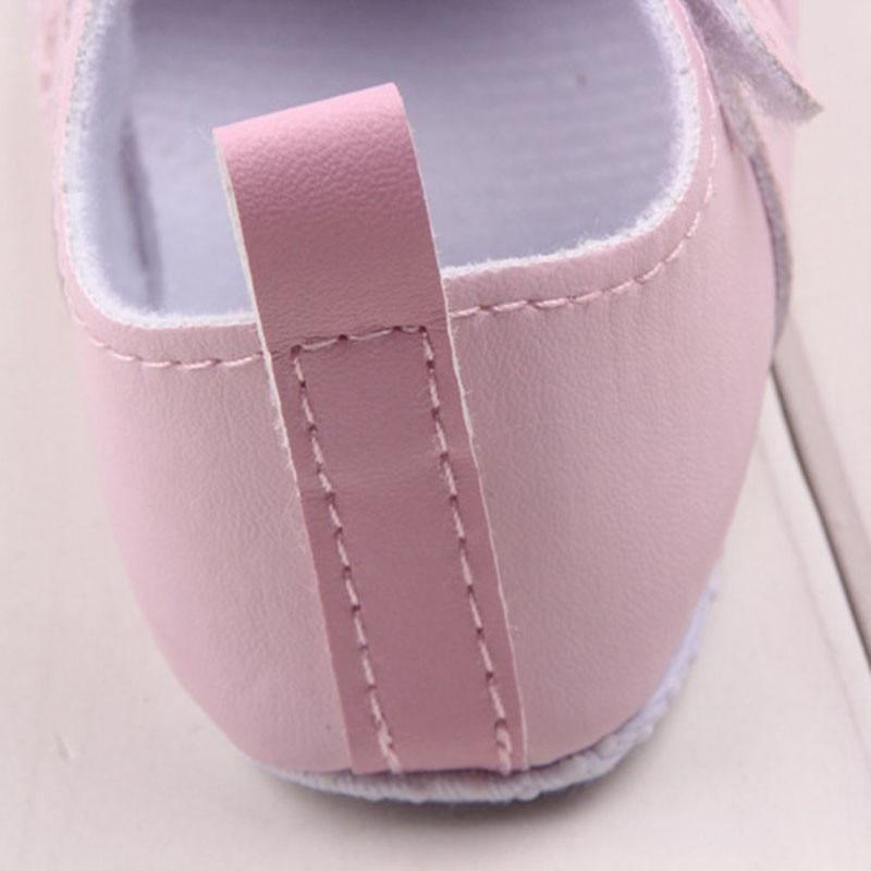 Black Soft Newborn Baby Girl Shoes Prewalker First Walkers Lovely Sneakers Infant Kids Girls Princess Shoes