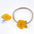 Handamde Flower Headband Hair Clip Set Flexible Rope Hairband Accessories for Mother & Baby