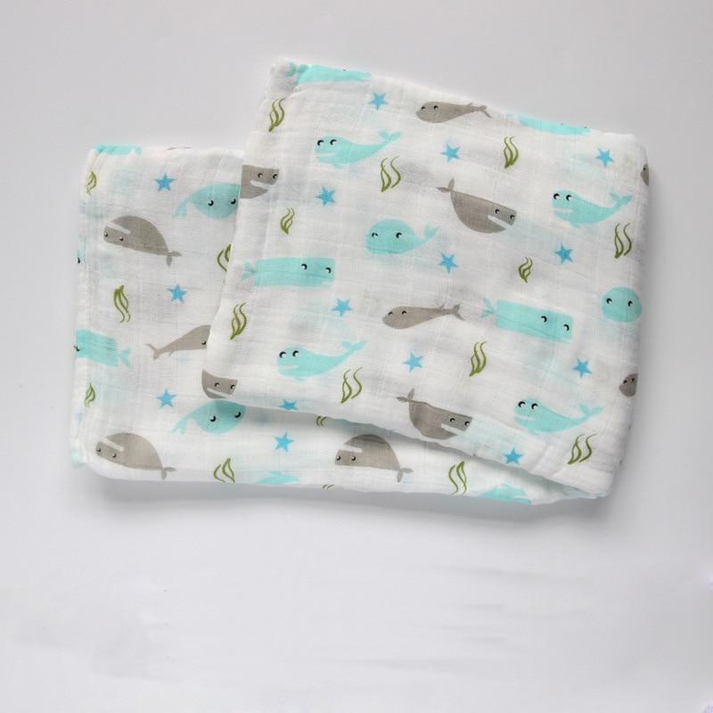 Newborn Swaddle Baby Multi-use  Bamboo Cotton Blanket Infant  Newborn Baby Wrap Blanket For Girls And Boys