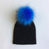 Trend New Winter Children Boy Girl Crochet Artificial Pompom Hat Knitted Toddler Kids Caps With Pompon Baby Beanie For Girls and Boys