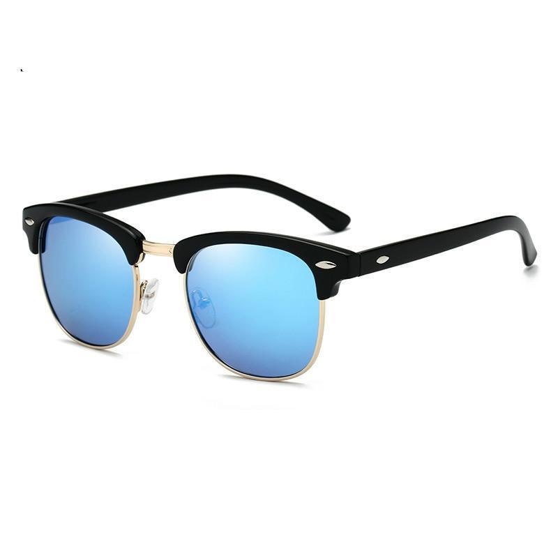 Universal Polarized Elegant and Luxury Brand Design Eye Retro Sunglasses For  Women and Man Semi Rimless Classic Men Sunglasses Oculos De Sol With UV400 Protection