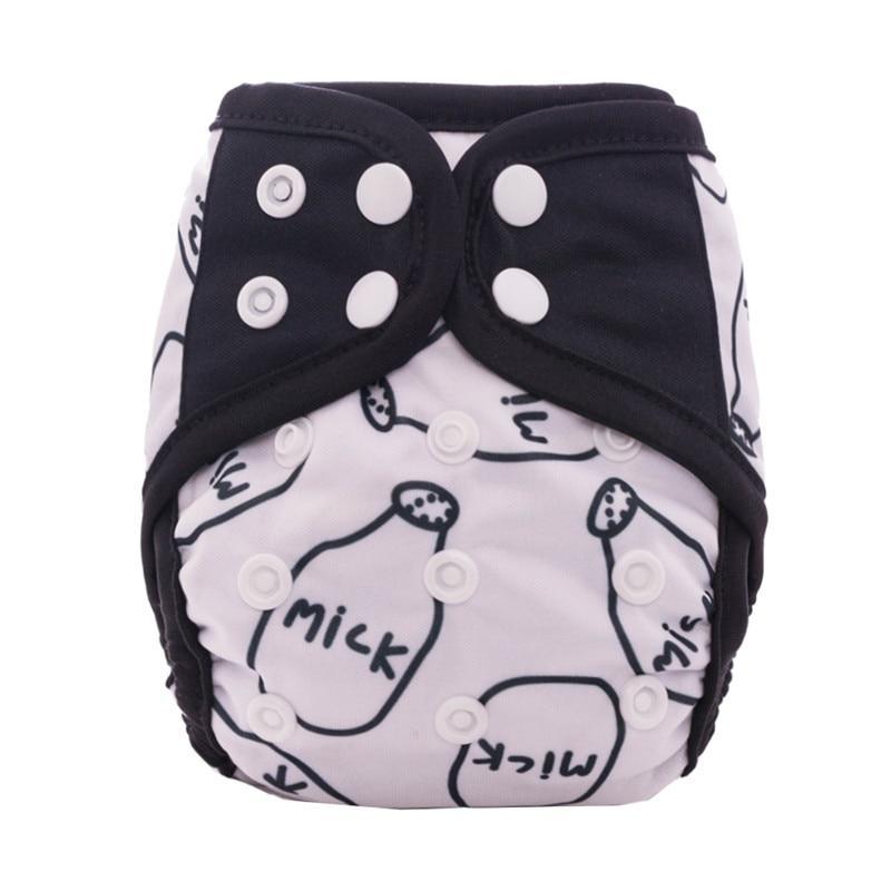 Newborn Pocket Diaper Cloth Diapers Bamboo Charcoal Inner Waterproof PUL Outer Double Gussets Nappies for Baby