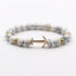 Modern Color Natural Stone Amazing Anchor Elegant Bracelet Nice Arrow White Black Onyx Lava Beads Luxury Bracelets For Women And Men Jewelry