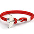 Fashion Whale Tail  Bracelets For Men And Women Charm  Survival Rope Chain  Bracelet Male Wrap Metal Hooks