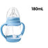 Baby Safe Plastic BPA Free Anti-colic Baby Milk Water Juice Bottle with Straw for Infant Feeding For Kids