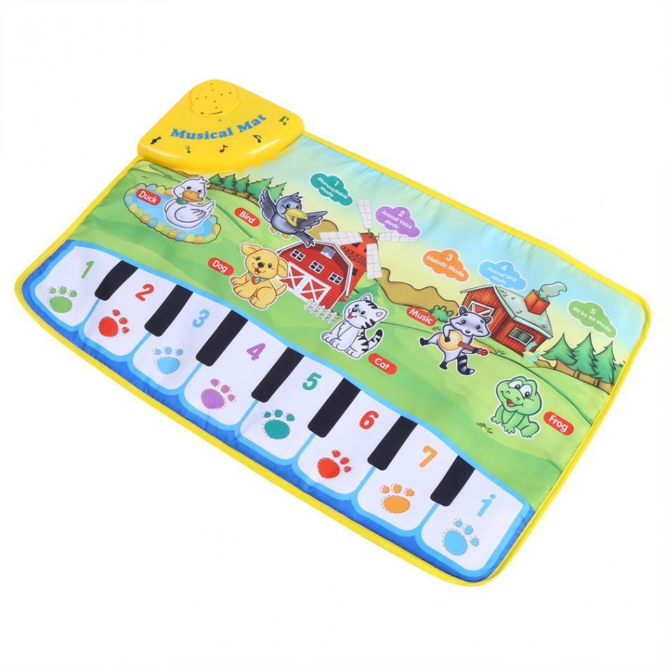 Baby Music Play Carpet Mat Children Kid Crawling Piano Carpet Educational Musical Toy Kids Touch Paly For Kids