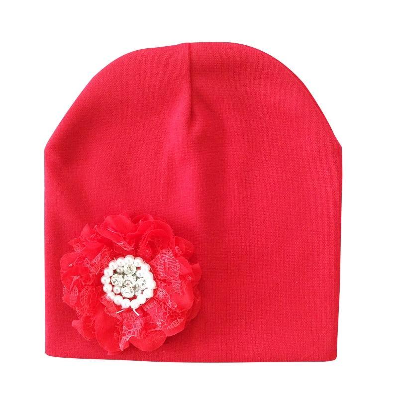 Baby Hat Winter Baby Cap Cotton Floral Hat For Baby Girl Flower Children Cap Kids Accessories For Newborn Baby