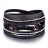 Legendary Amazing New Modern Fashion Pearl Elegant Multi-Layer Leather Handmade Bracelet Bangle Luxury For Woman