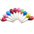 Baby Kid Wooden Ball Toy Sand Hammer Rattle Musical Instrument Percussion Infant (Multicolor)Random PCS For Kids