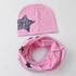 Modern Baby Boys & Girls Hat Scarf Set Beanie Boys Caps with Scarf for Kids In elegant Modern Design