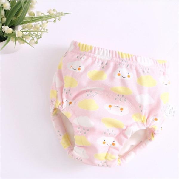 6 Layer Baby Cotton Training Pants Panties Cloth Diapers Reusable Child Nappies Breathable Diaper