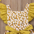 Luxury Modern Toddler Baby Girls Ruffles Romper Infant Newborn Baby Bow Jumpsuit Summer Flower Baby Girls Clothes Baby Costumes