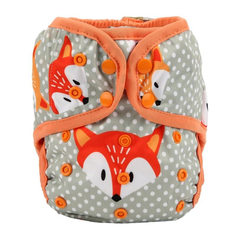 One Size Baby Cloth Diaper Cover Nappy Waterproof Double Gusset Design Adjustable Diapers For Babies