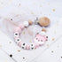 Modern Handmade Pacifier Personalize Silicone Beads Binky Clip Pacifier Chain Chew Baby Teether Toys For Baby