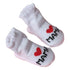 Baby Socks Cotton Infant Boy Girl Slip-resistant Floor Socks Love Mama Papa Letter Socks Anti-slip