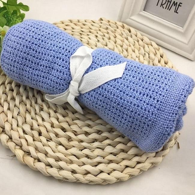 Baby Blanket Cotton Super Soft Blankets Newborn Swaddle Infant Wrap Bath Towel Girl Boy Stroller