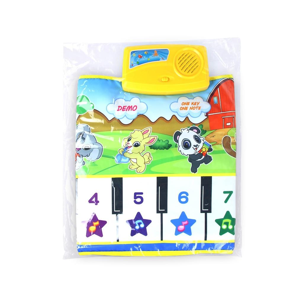 Animals Musical Mat Carpet with 10 Keys Record Function Animal Sounds Play Touch Piano Educational Toys For Kids