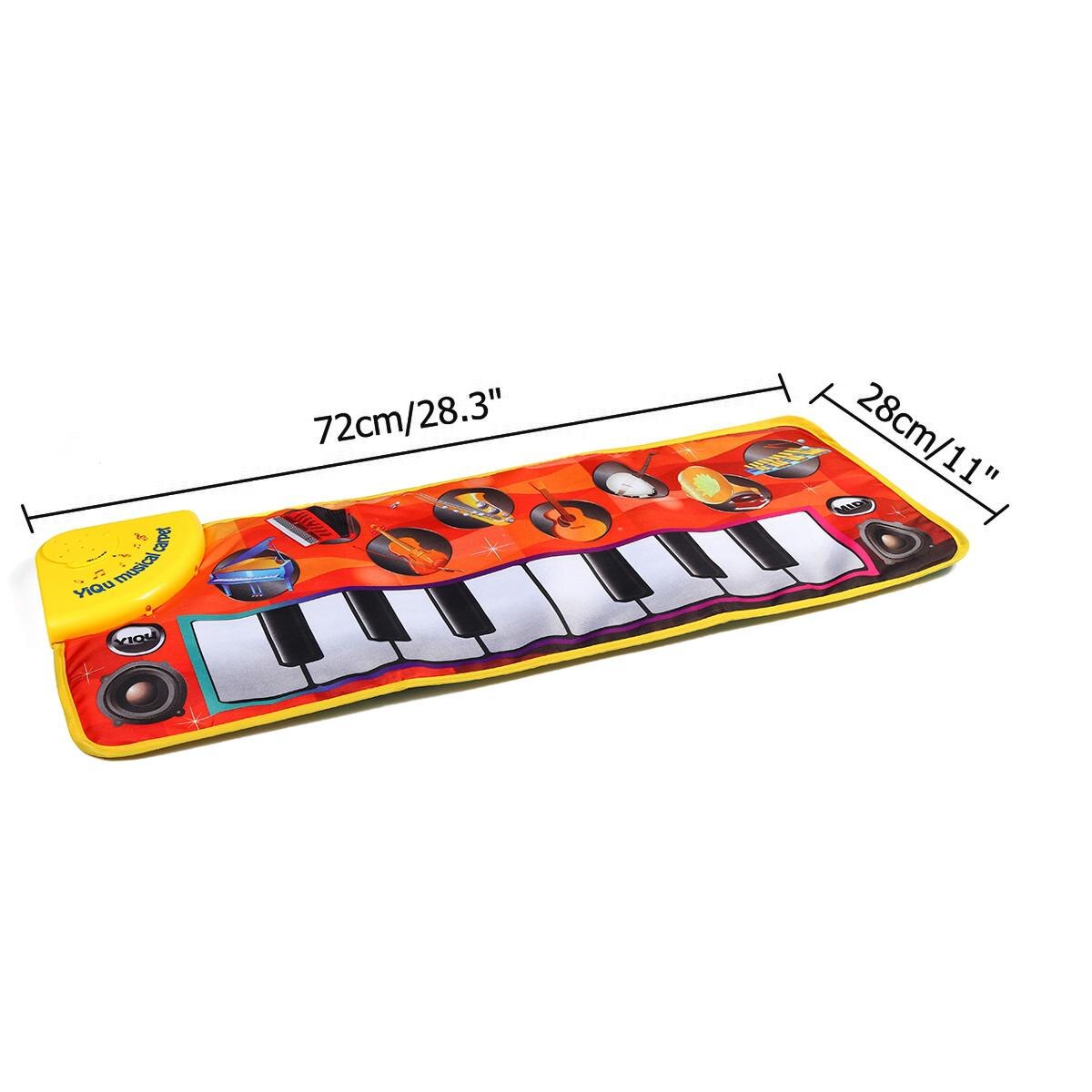 Kids Baby Early Education Music Piano Keyboard Carpet Musical Mat Touch Play Safety Learn Singing Toy For Kids