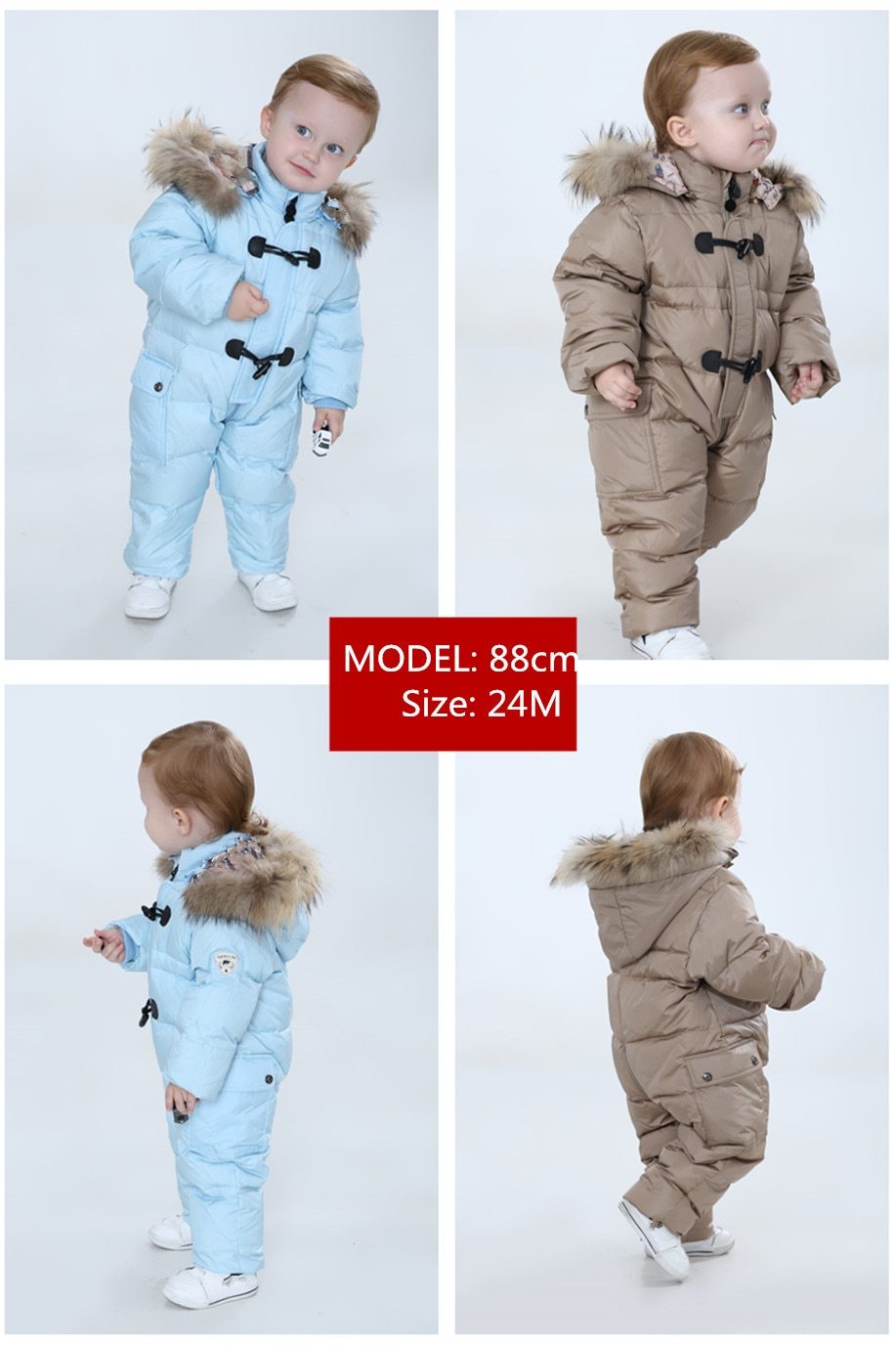 Modern New Winter Baby Universal Snowsuit Jacket And Coats For Babies Boys and Girls Windproof Jacket