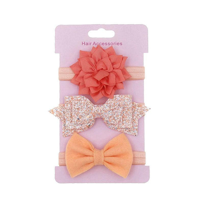 Luxury Modern Baby Headband Crown Flower Bows Hairband Baby Girl Headbands Newborn Hair Accessories Elastic Baby Hair Band