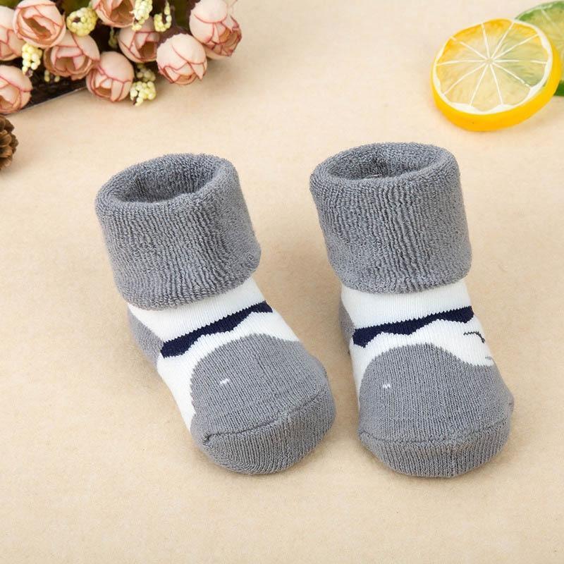 Cute Newborn Baby Cartoon Anti Slip Floor Socks For Baby Girl And Boy Casual Design Soft Warm Socks For Kids