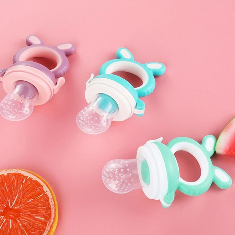 Modern NEW Baby Fresh Food Nibbler Pacifiers Feeder for Kids Fruit Feeding Nipple Safe Supplies Nipple Teat Pacifier For Baby and Kids