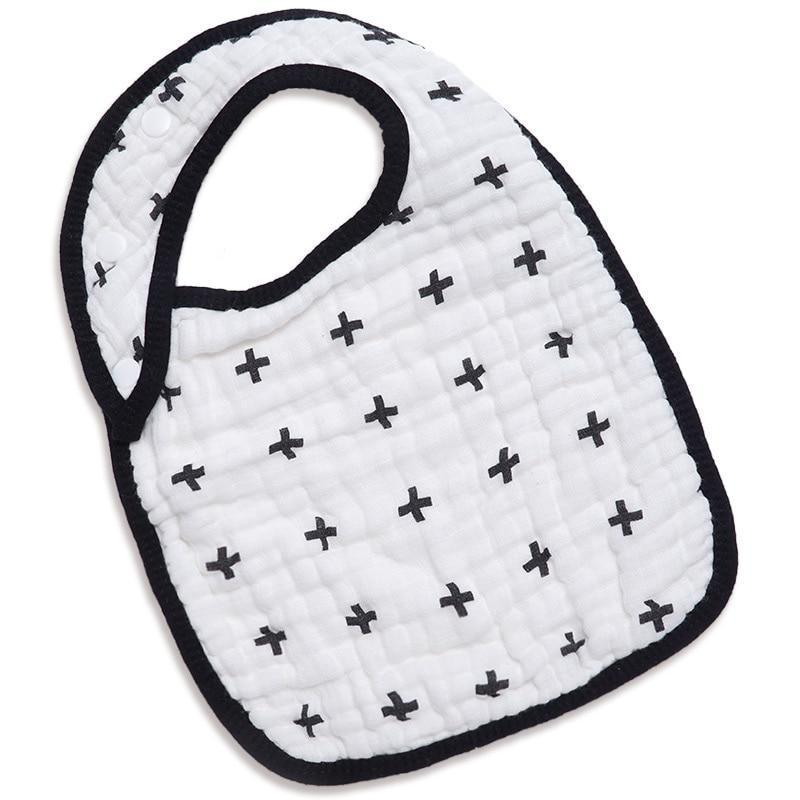 Cotton Baby Burp Cloth For Toddlers Feeding Durable Apron Multi-use Saliva Towel Scarf And Bandana Bibs