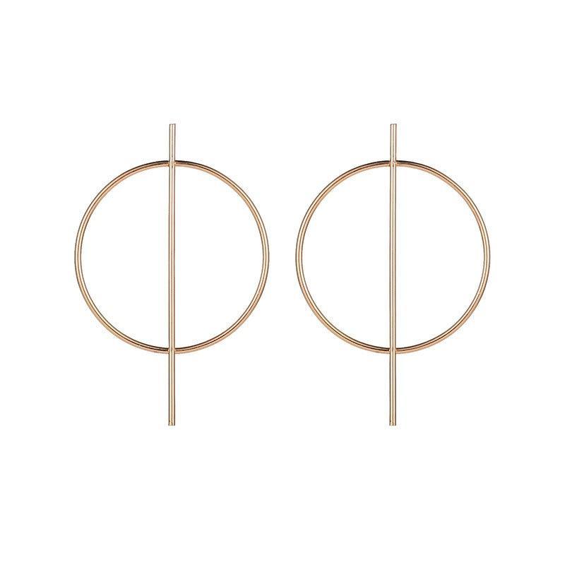 Luxury Modern Trend Fashion Statement Earrings 2020 Style Big Geometric Round Earrings For Women and Girls