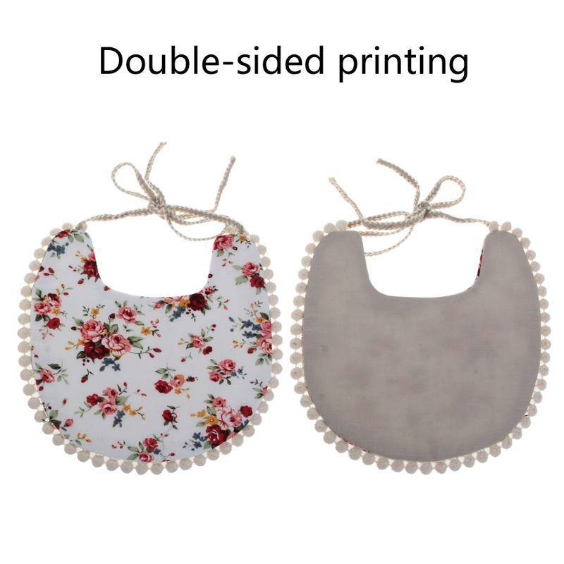 Modern Handamde Saliva Towel Floral Vintage Newborn Double Side Bibs Boys Girls Props Bandana Countryside Bib For Kids