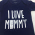 Short-Sleeved "I love mommy " Baby  jumpsuits Clothing newborn clothing.