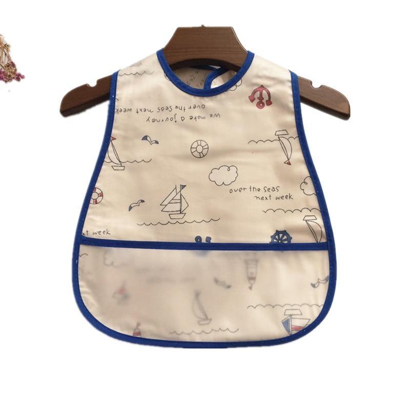 Adjustable Baby Bibs Waterproof Lunch Feeding Bibs Baby Cartoon Feeding Cloth Children Baby Bib for Kids