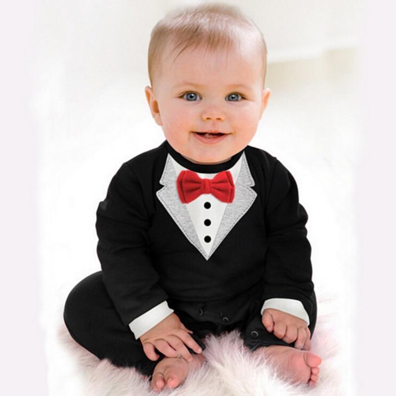 Baby Boy Rompers Newborn Kids Long-Sleeved Jumpsuit Boys CottonModern Boy Suits