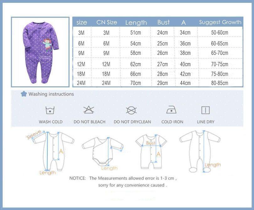 Modern Baby Girl And Boys Pajamas Clothes fleece One Pieces Jumpsuits Romper For Kids 9 - 24M