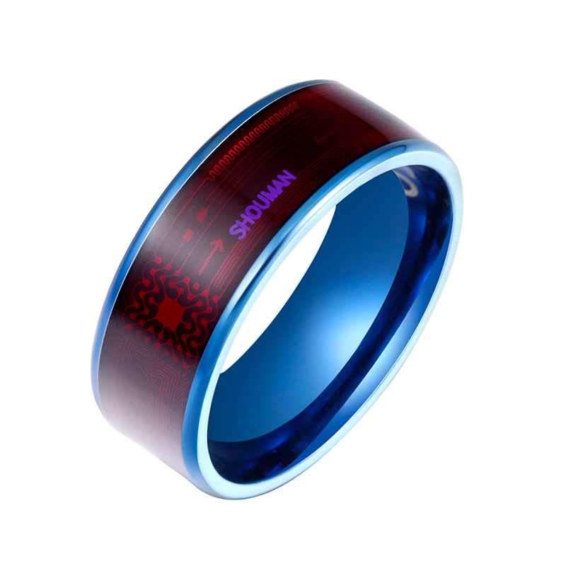 Fashion Men's Ring Magic Wear NFC Smart Ring Finger Digital Ring for Phones With Functional Couple Stainless Steel Ring