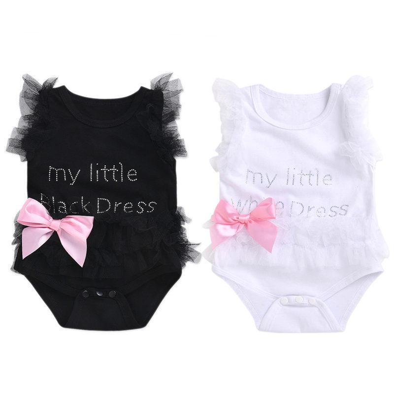 Infant Girls Bodysuits No Sleeve Baby Clothes Summer Newborn Baby Clothes Outfit Infant Romper Jumpsuit for Girls