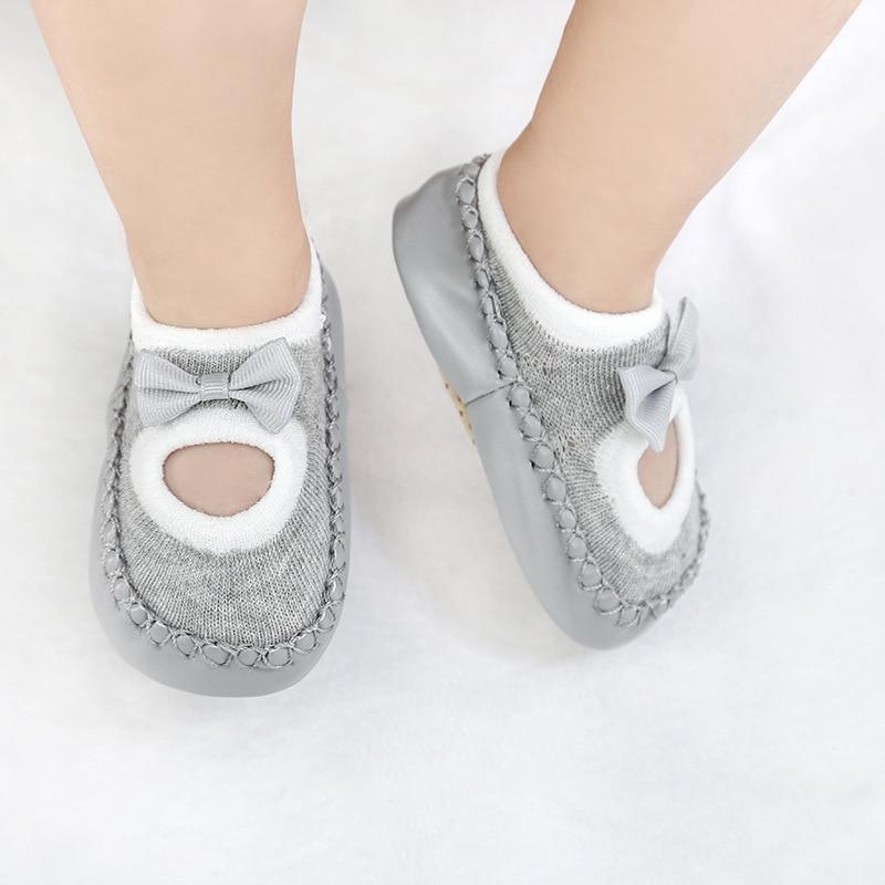 Baby Socks With Rubber Soles Infant Sock Newborn Children Floor Anti Slip Soft Sole Sock For Kids