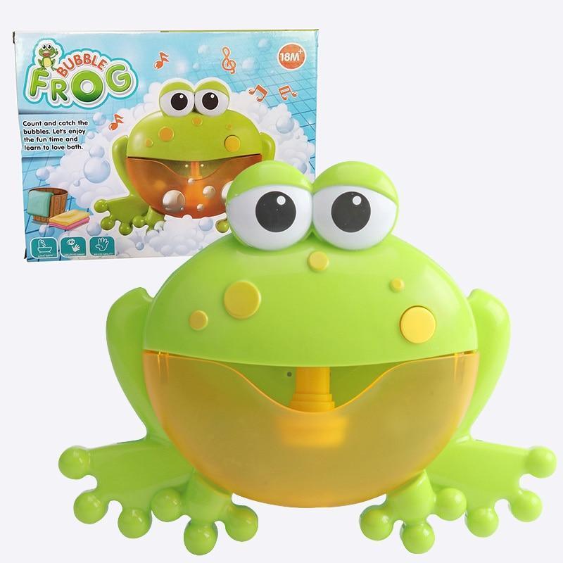 Baby Educational Bubble Machine Music Kids Bath Toy Bathtub Soap Automatic Bubble Maker Baby Bathroom Toy For Children