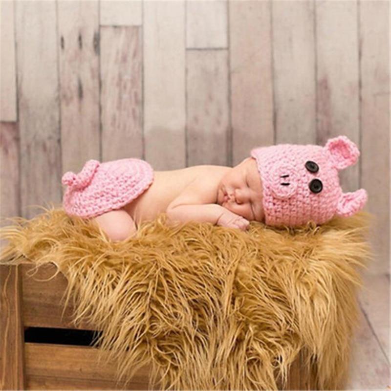 New Knitting Baby Hat Newborn Photography Props Cute Children Pajamas Set For Girls And Boys In Modern New Design